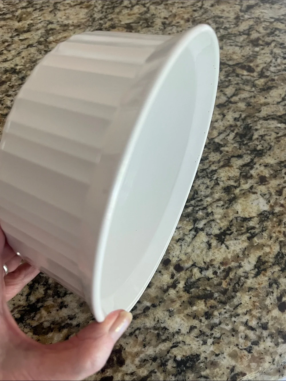CorningWare White Ceramic Cook and Serve Bowl - NWT - 1.6 Liters
